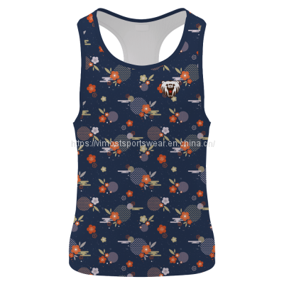 breathable custom polyester singlet with good quality from best factory