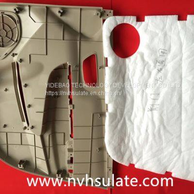 Vehicle sound deadening insulation interior lining