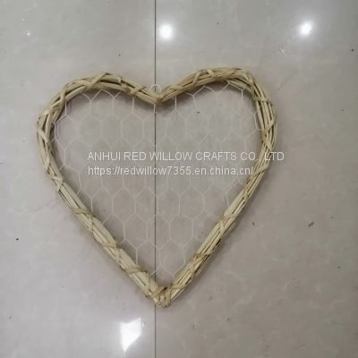 Customized Flower Wreath Natural Home Decoration Willow Material