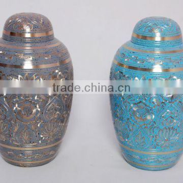 rounded modern design metal urns