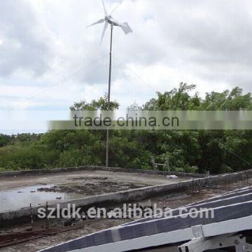 wind turbine and solar panel hybrid system 1000w Hybrid solar wind power generator for home