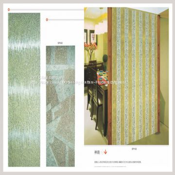Tempered decorative glass Living Room Partitions wall panels