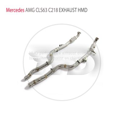 Exhaust Manifold Downpipe for Benz AMG CLS63 Car Accessories With Catalytic converter Header Without cat pipe whatsapp008618023549615