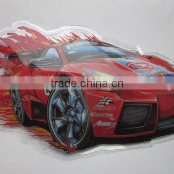 light up cars pvc clothing patches