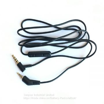 Audio Cable with Mic for Bose QuietComfort 3 QC3 Headphones
