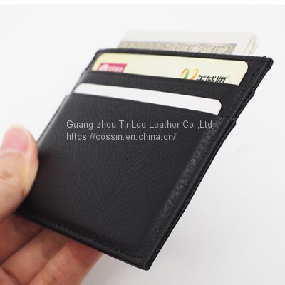 Cardholder Custom Thin Slim Minimalist Leather Front Pocket Credit Card Holder