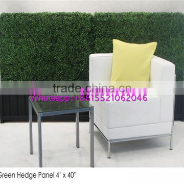 LXY072103 Indoor Plastic Fake Green Boxwood Hedge