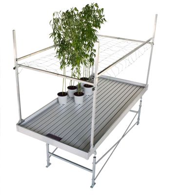 Agriculture ebb and Flow Flood Tray Hydroponic System flow rolling table