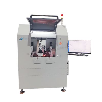 Desktop enclosed high stability 60w CCD camera precision position motion 60w green light laser cutting machine for PCB FPC