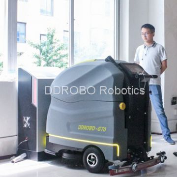 Autonomous floor scrubber