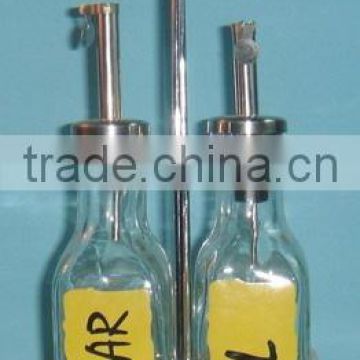 Glass Oil and Vinegar Bottles