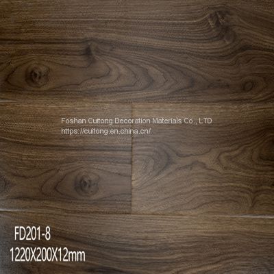 Hotel engineering composite wood flooring school electric classroom office laminate floor manufacturers Foshan wholesale HDF floor
