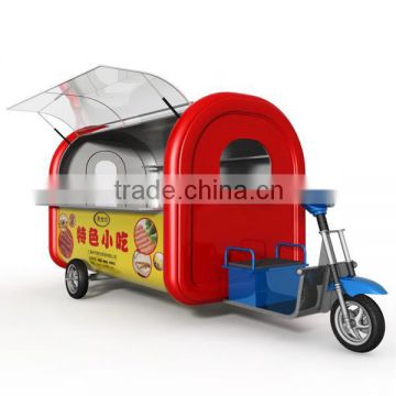 Electric mobile car food cart