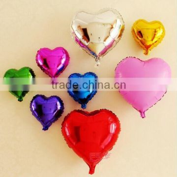 Colorful shine foil inflatable balloon, decoration heart/star/moon shape balloon, cartoon custom balloon toy