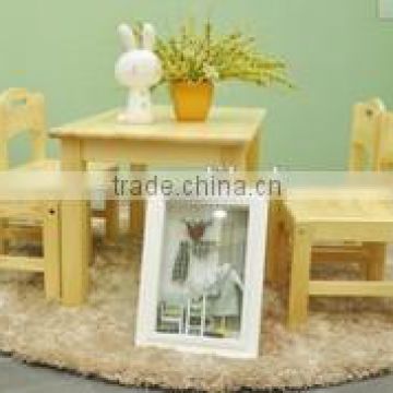 Children dining chairs and dining tables Pine furniture Small apartment dining table