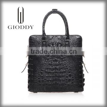 Wholesale china 100% genuine crocodile skin leather handbag hong kong                        
                                                Quality Choice