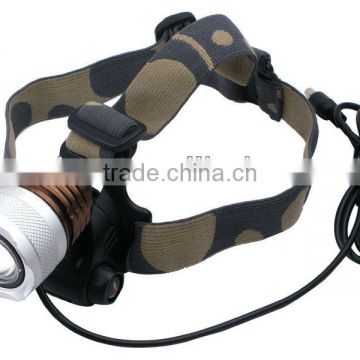 DR-818 XM-L T6 LED 3-Mode 800LM High Power Zoom Focus Headlamp and headlight