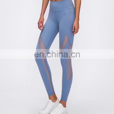 Clothes Fitness Wear Wholesale Women Mesh Yoga Pants Leggings Newest Ready to Ship Private Label High Quality Fabric Sportswear
