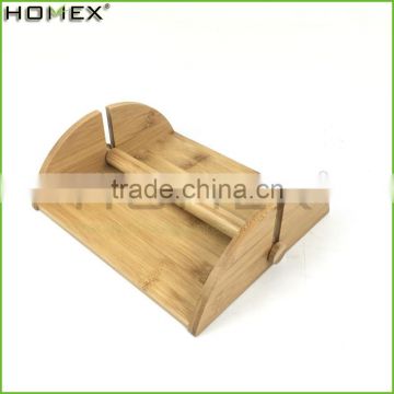 Table Bamboo Flat Napkin Holder Tissue Holder Homex BSCI/Factory