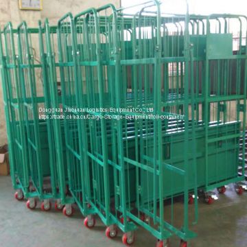 Galvanized Warehouse Wire Security Roll Container Wire Roll Cage