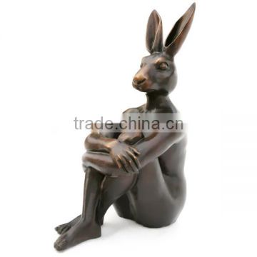 decoration animal head rabbit head sculpture