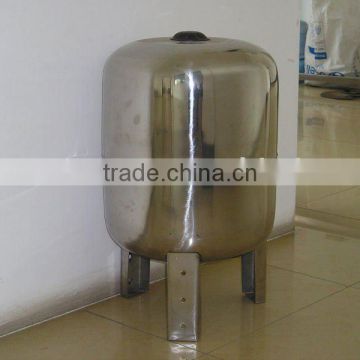 Vertical Stainless Steel Water Pressure Tank