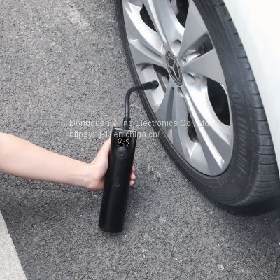 16L/Min 10kPa digital smart rechargeable cordless auto stop tyre pump inflator portable car vaccum cleaner