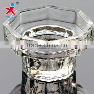 high temperature resistant transparent glass candle holders
