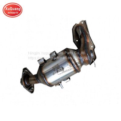 Direct fit Exhaust manifold catalytic converter for BYD F0 front catalytic converter