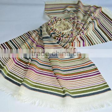 50% wool 50% silk pashmina shawl