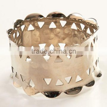 metal gold plated wedding napkin ring for sale