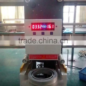 Semi automatic cup lid sealing machine price for bubble tea