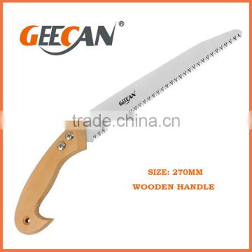 high carbon steel wooden handle manual saw
