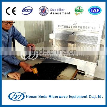 high efficiency continuous automatic black soya bean microwave dryer and roaster