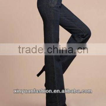 High waist Straight bell-bottom jeans trousers plus size for women