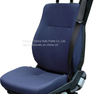 air Suspension bus/truck driver seat for sale with 3 point safety belts for factory ISRI6500 seating