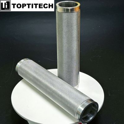 Sintered stainless steel 304/316L wire mesh filter pipe