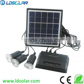 easy installation solar system for home use with LED lamps CE&ROHS Approved