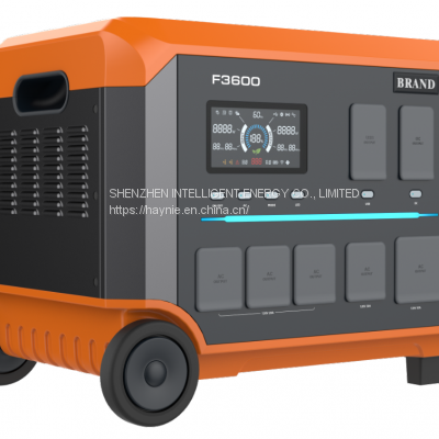 3600W power station generator for EV car charger home backup energy charged by solar panel