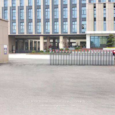 Reliable Factory Stainless Steel Customized Automatic In-ground Metal Retractable Fence Industry Park Security Gate