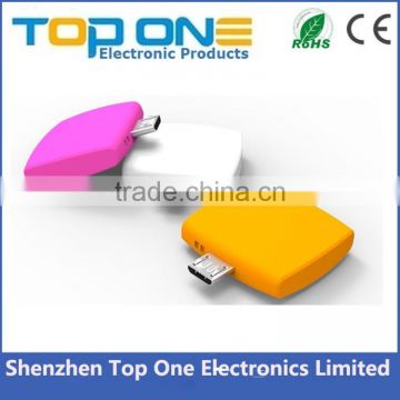 Factory direct sale cheap price one time use mini portable disposable power bank 1000mah