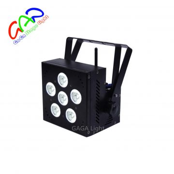 6*15w 5in1 wireless and battery powered light BATTERY & WIRELESS FLAT PAR with CE certificate can led par light