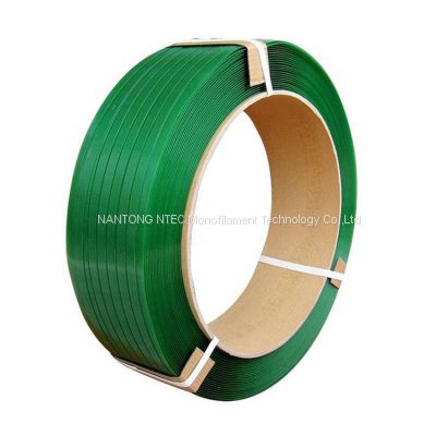 Packing Strapping Green Embossed 20KG roll Plastic PET Strap Belt