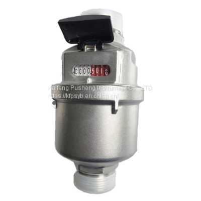 15mm-20mm stainless steel body or brass body volumetric rotary piston type cold water meter