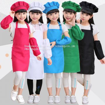 Children's apron painting and drawing clothes