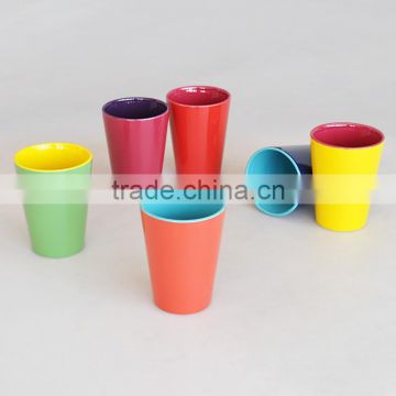 Glazed Color Flower Pot,Ceramic Mug Without Handle
