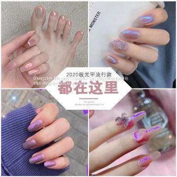 Fantasy Fairy Purple / Aurora Pink 03 With No Chipping For Three Weeks Gel Polish Kit