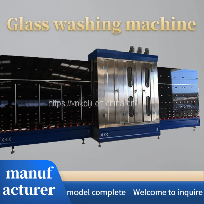 Vertical glass cleaning machine