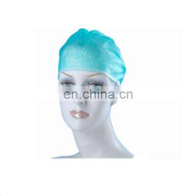 Disposable Medical And Bouffant Mop Cap Pp Nonwoven Clip Hair Caps Of