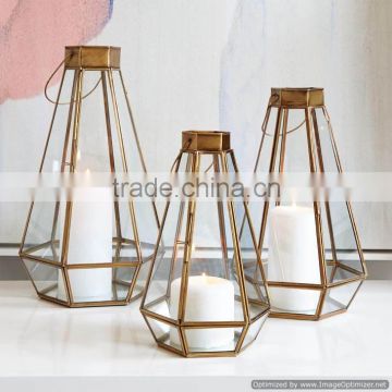 copper antique white glass modern lantern